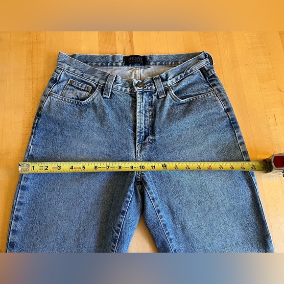 Versace Couture 🇮🇹 high waisted Mom jeans size 30 *Made in Italy Vintage 90’s - Picture 10 of 13